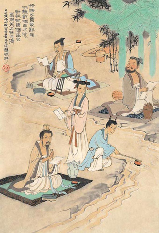 觞是我国古代的饮酒器具,常见铜制,玉制,瓷制等类型.